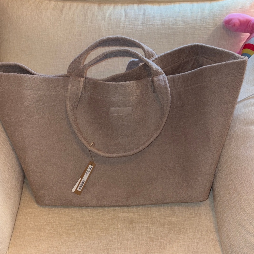 Skims extra large terry cloth tote/beach bag
